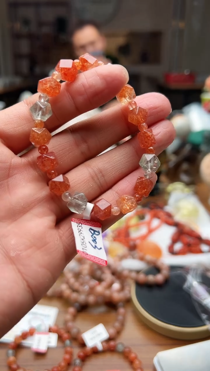 【闪购商品】长石手链未镶嵌b003 阿鲁沙