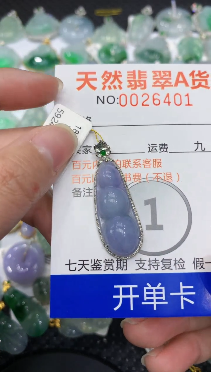 【闪购商品】翡翠颈饰18K金镶嵌11111111111