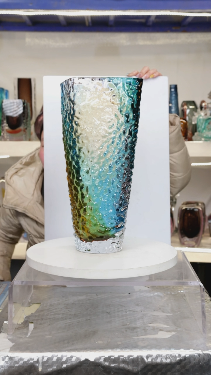 【闪购商品】琉璃高33.5精品琉璃正常手工痕迹