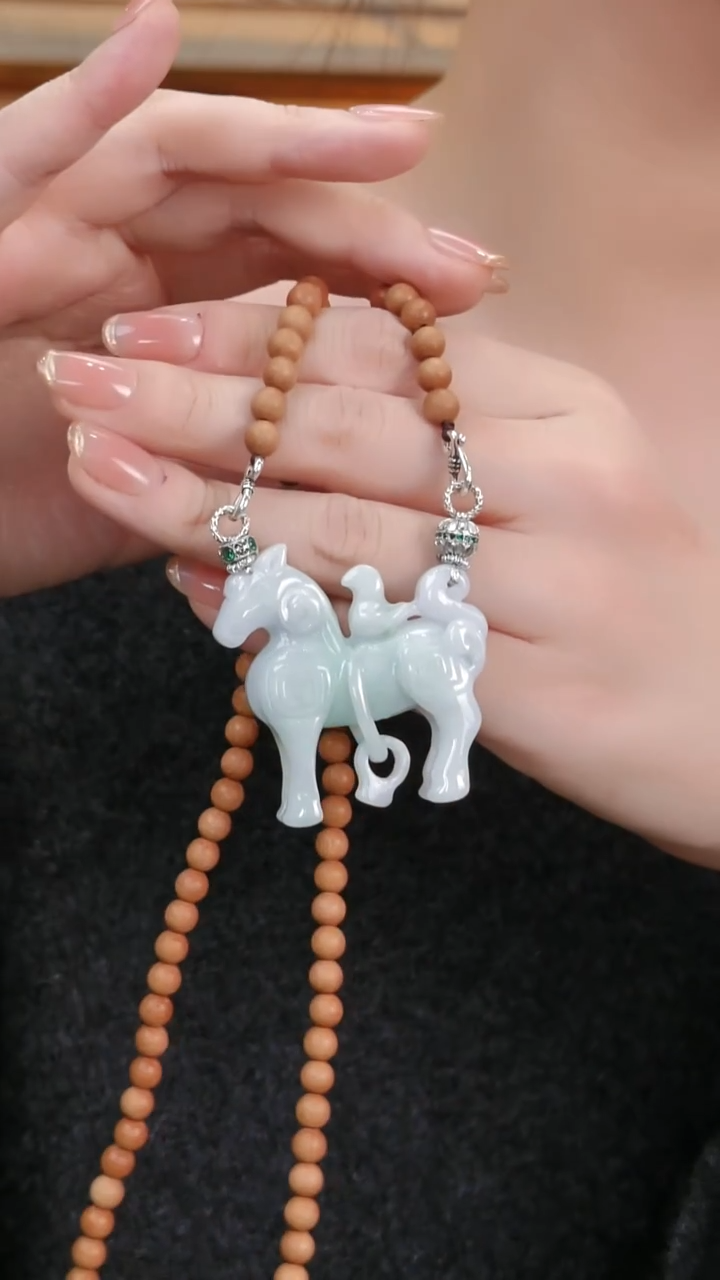 颈饰未镶嵌翡翠国风