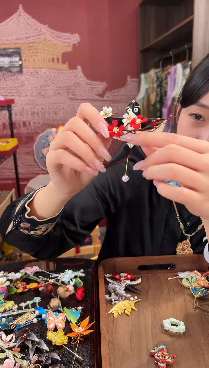 【闪购商品】刺绣 苏绣世家非遗手工（耳环） 