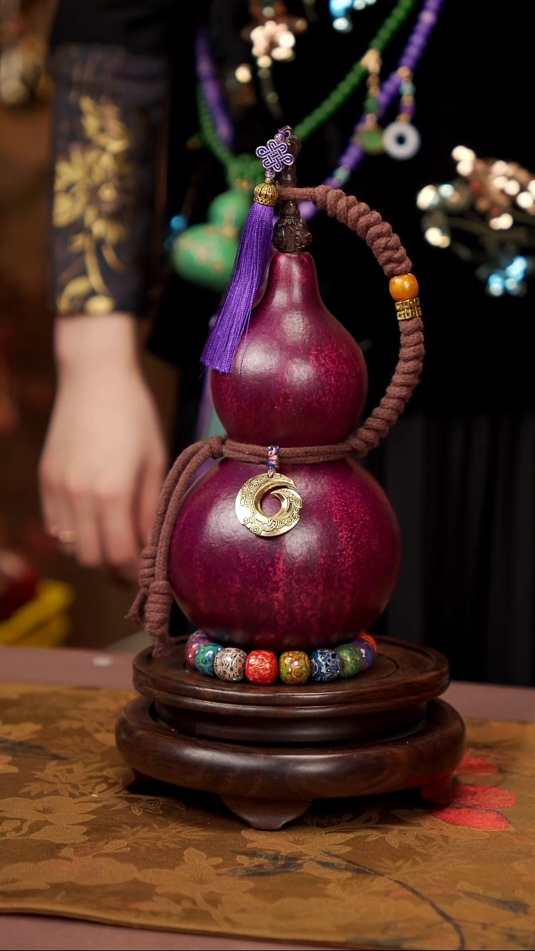 【闪购商品】323易林大漆酒葫芦------178
