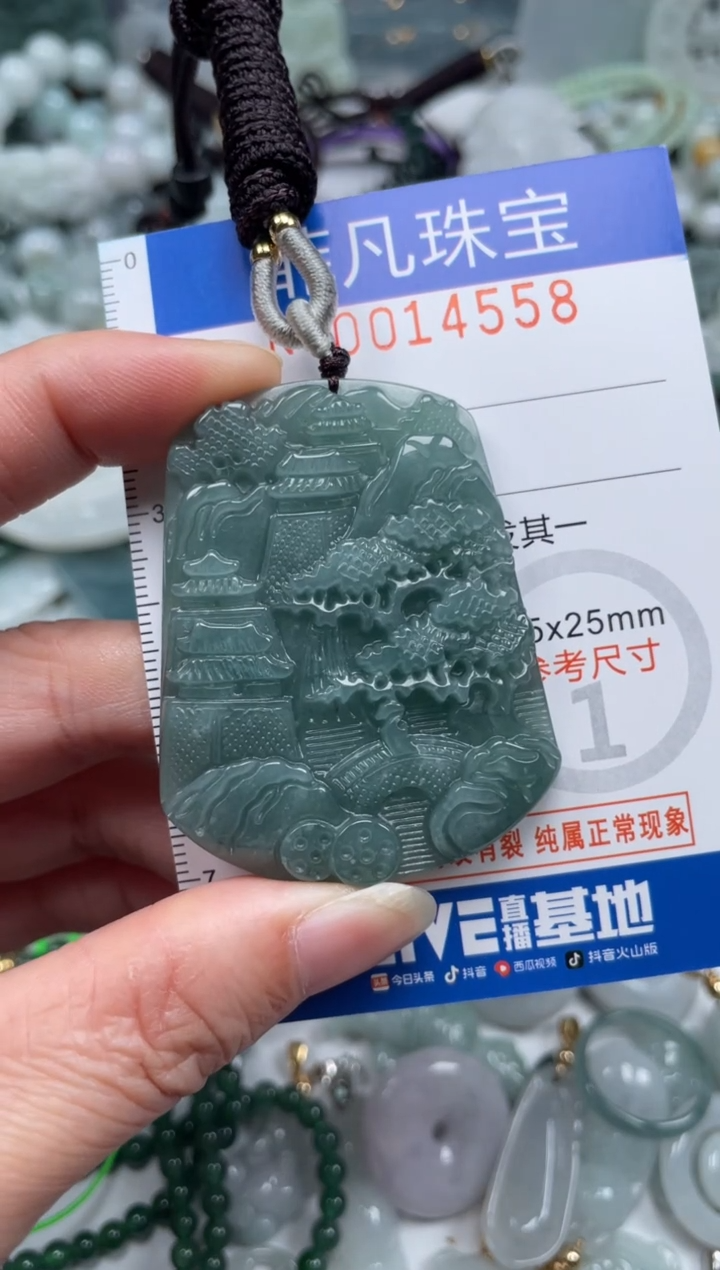 颈饰未镶嵌翡翠14558