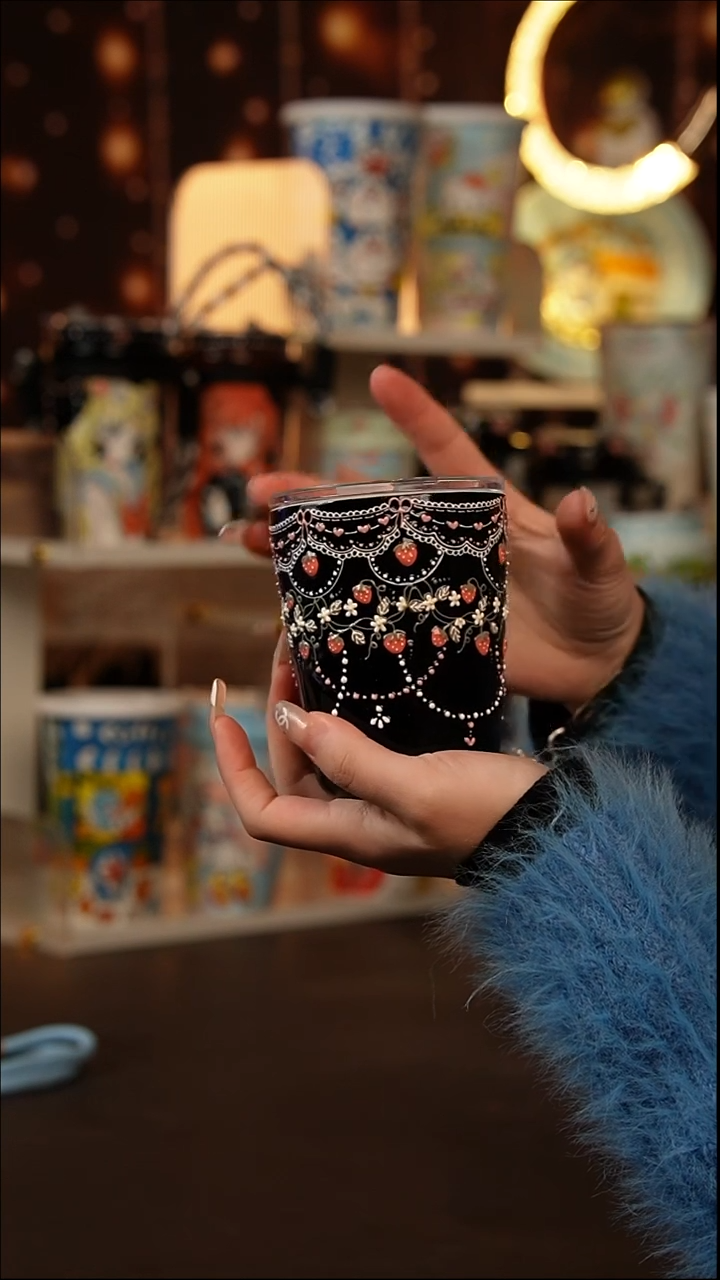 （玉泥）景德镇手工手绘文创陶瓷杯