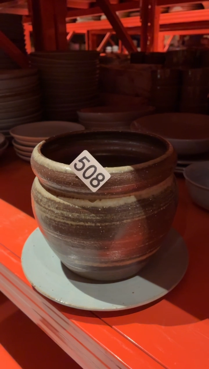 瓷片e****了508手刷复古陶罐1个