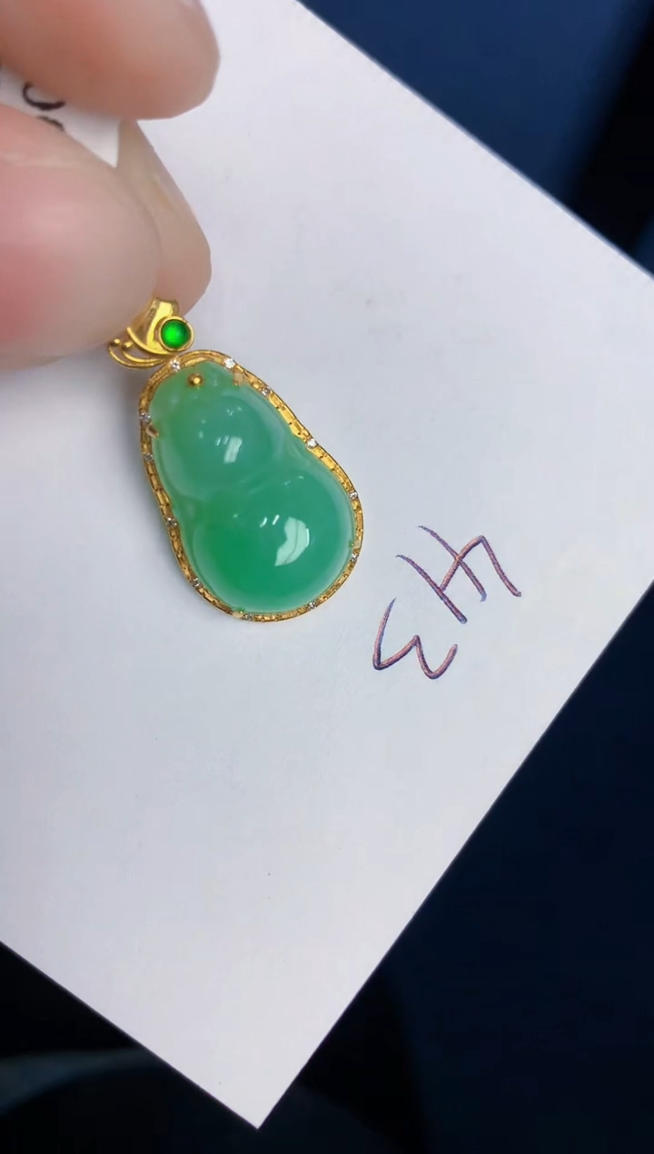 【闪购商品】翡翠18K金镶嵌颈饰000000000