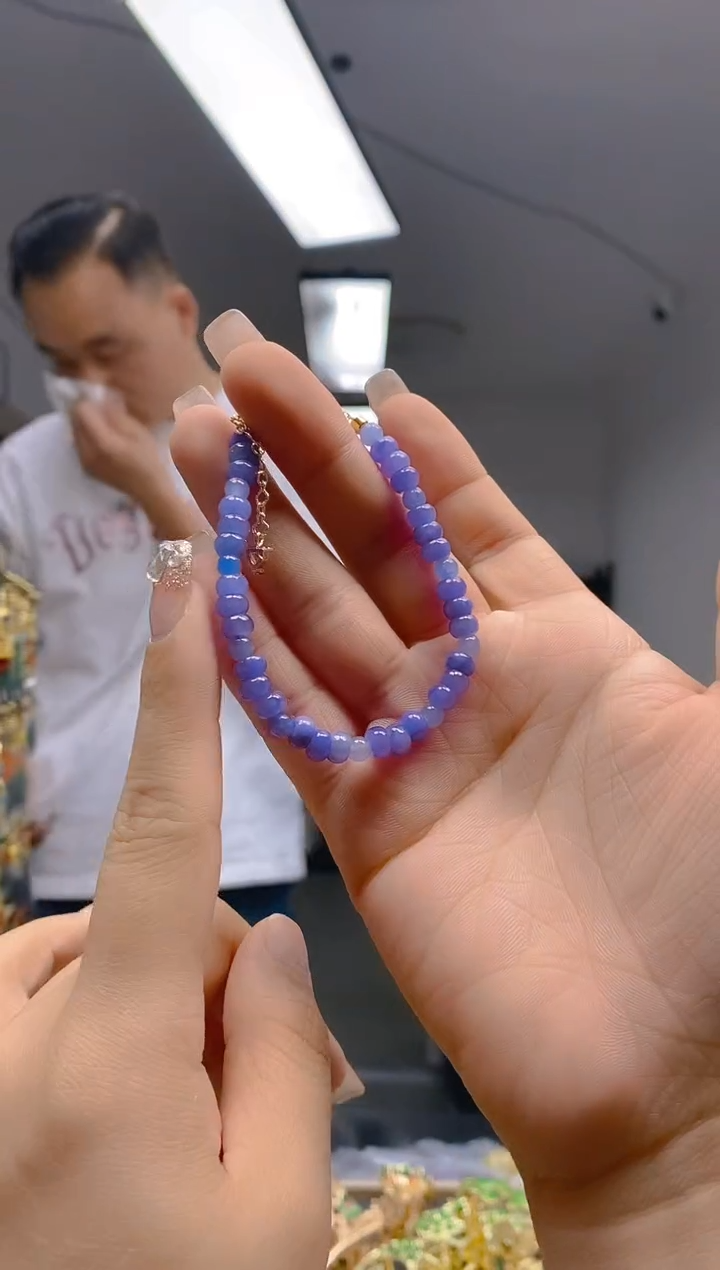 【闪购商品】翡翠耳饰合金239翡翠手链