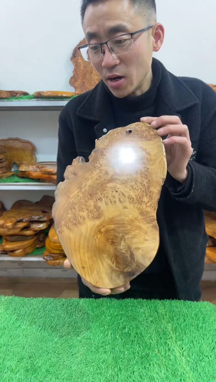 【闪购商品】四川香杉枯木榴茶盘