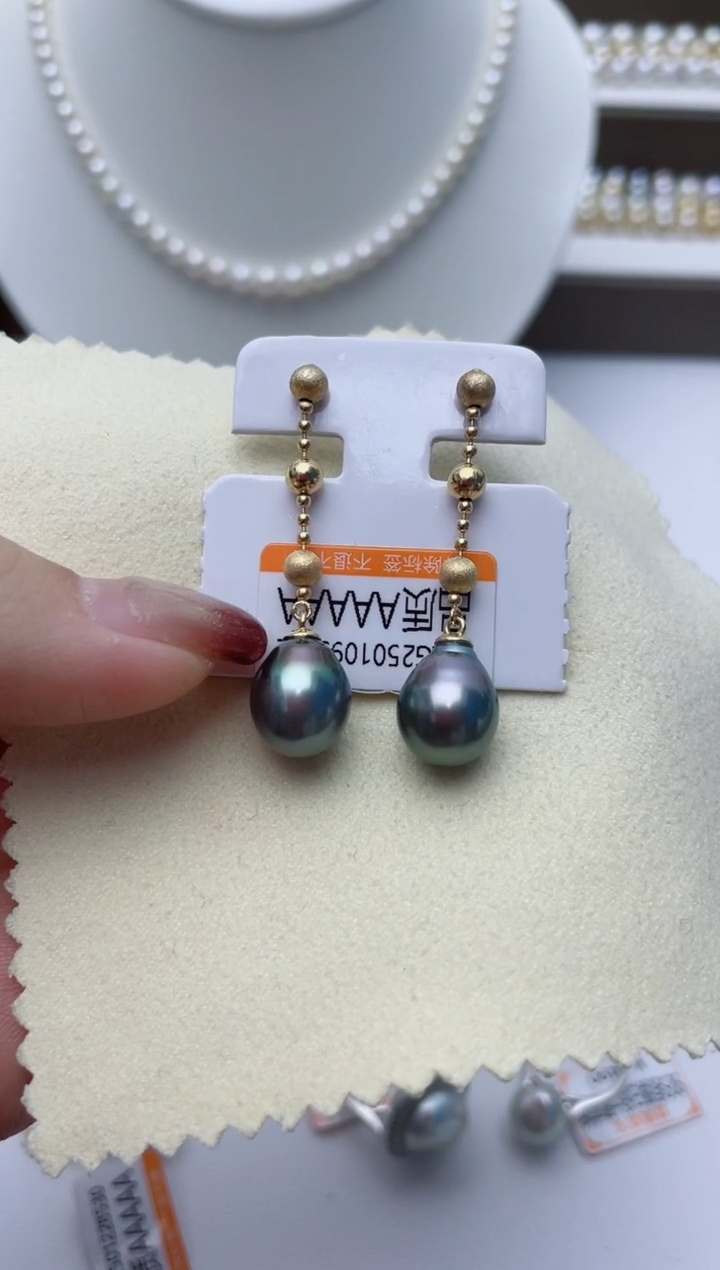 【闪购商品】海水珍珠耳饰银S925镶嵌W65