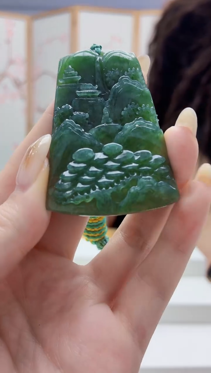 未镶嵌定制翡翠4829jw-毛货挂件43