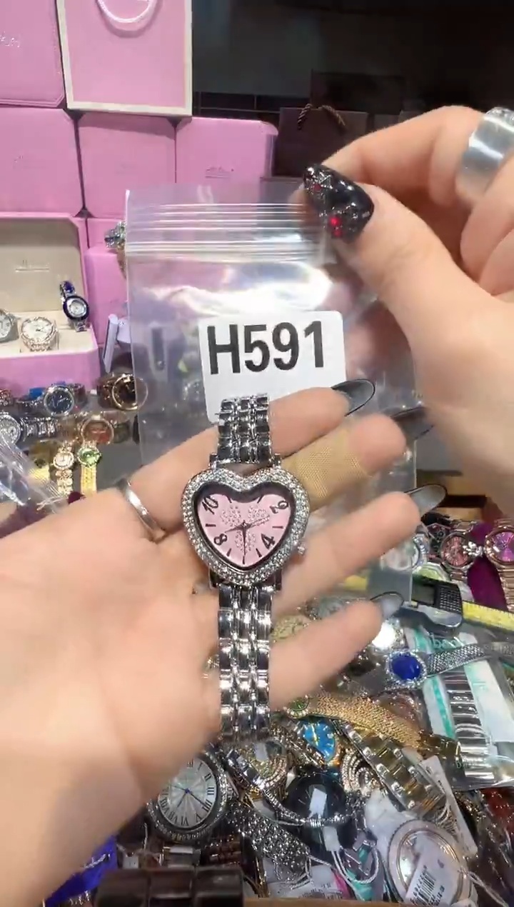 石英机芯不锈钢不锈钢直播定闪专用