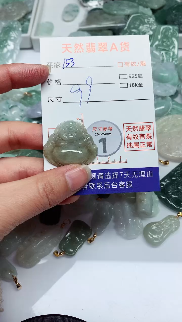 【闪购商品】翡翠颈饰未镶嵌翡翠 颈饰 未镶嵌153