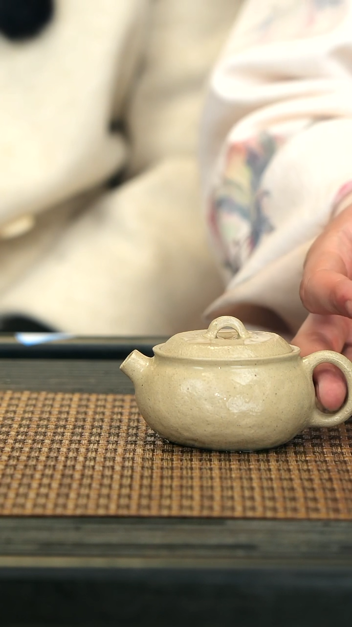 【闪购商品】紫砂茶壶THF67橘子壶 本山绿