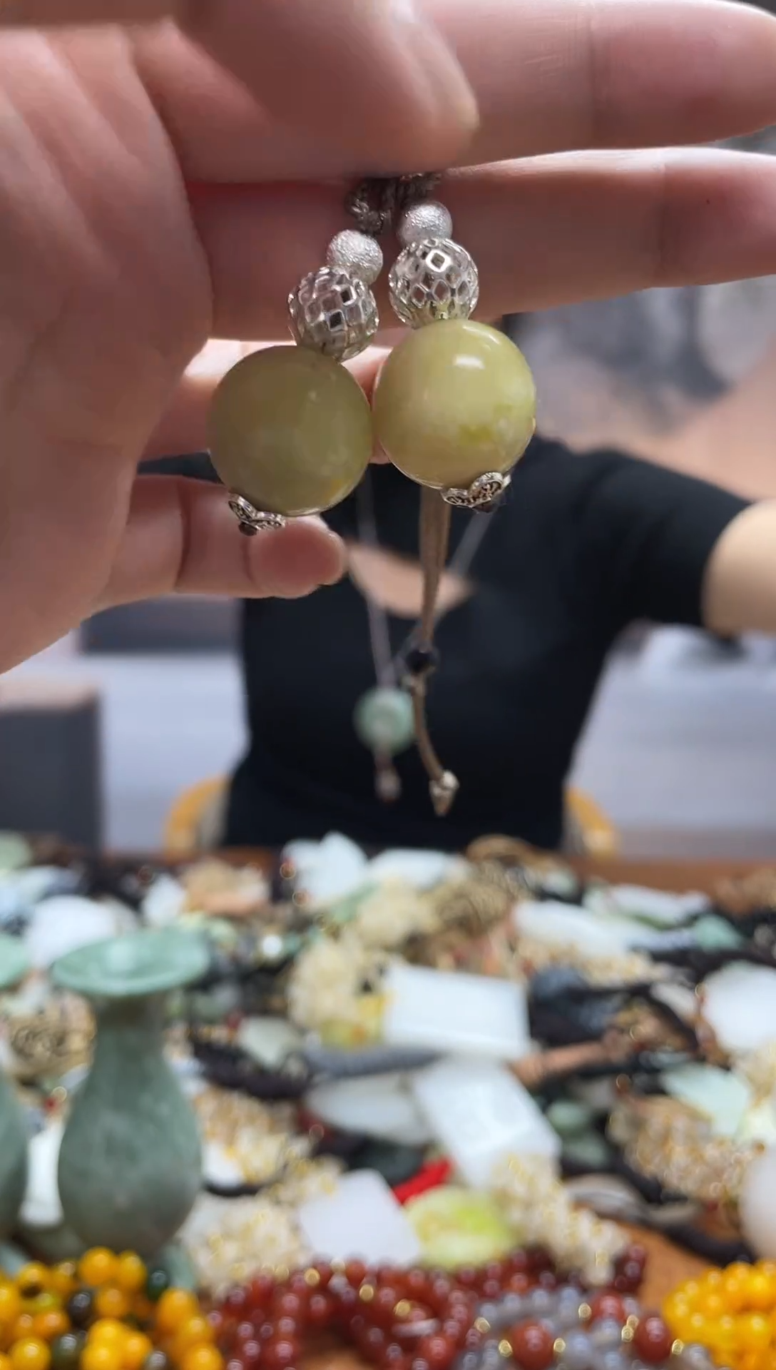 未镶嵌岫玉吊坠多样性发货拍一发一