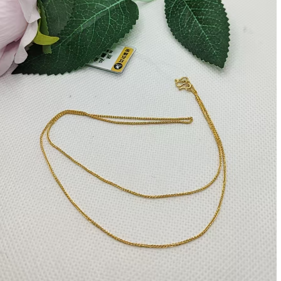 红飞珠宝足金项链