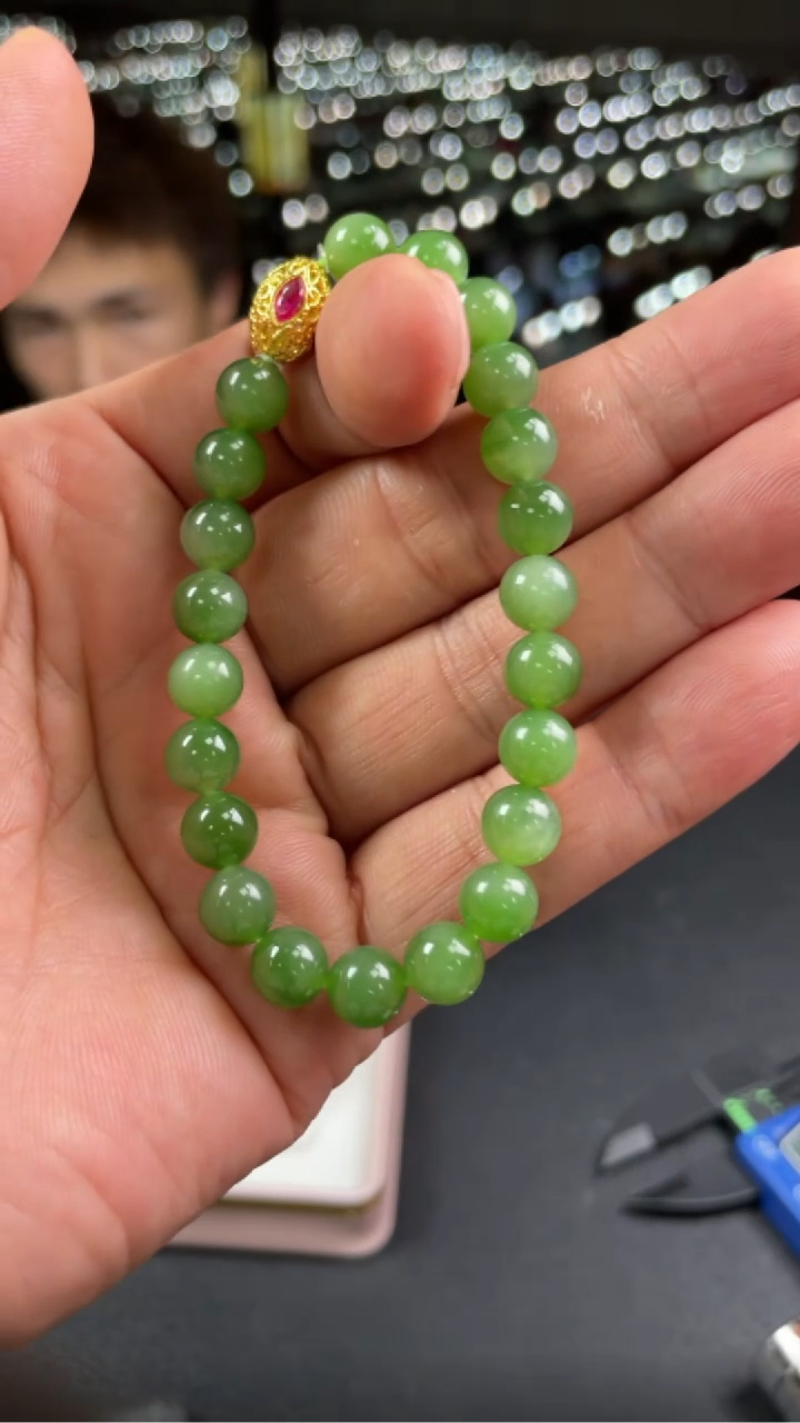 手串未镶嵌和田玉-11734-E8-多样性发其一