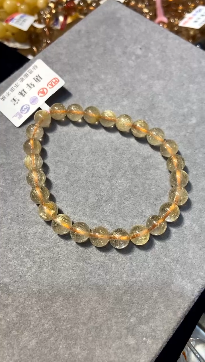 【闪购商品】水晶337-未镶嵌金发7mm+