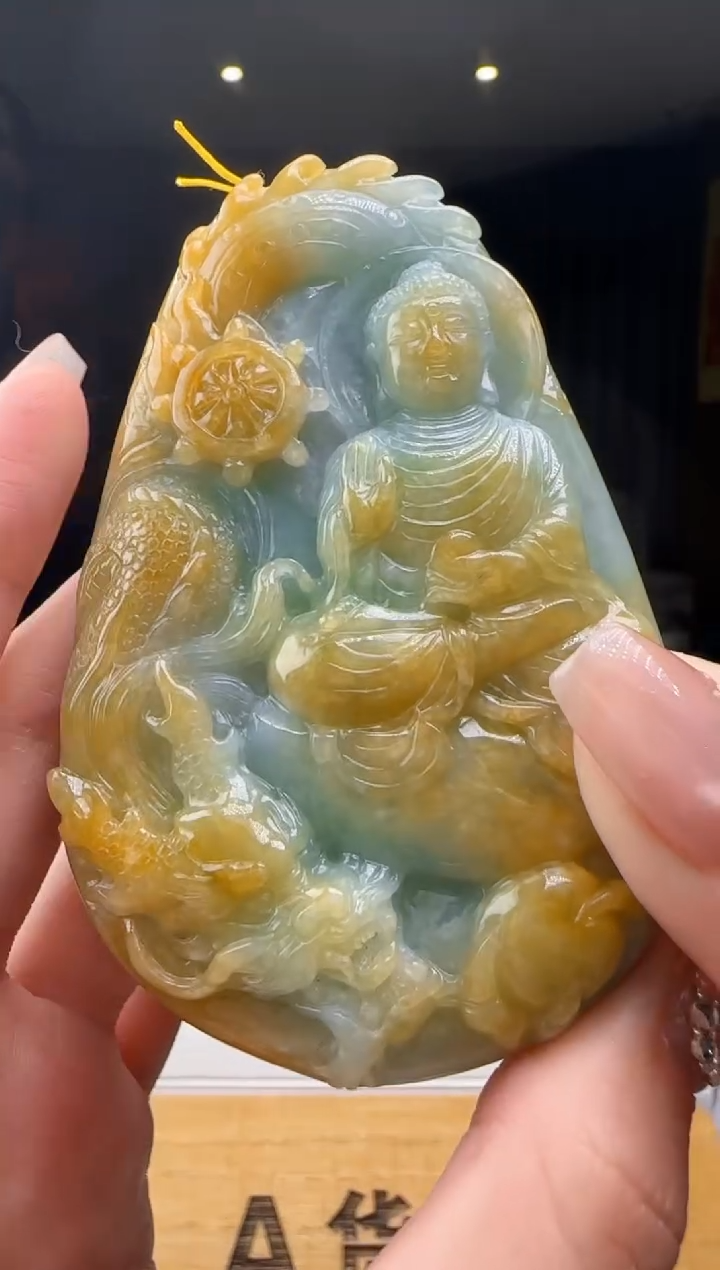 【闪购商品】翡翠吊坠(不含链)未镶嵌CC@@960Q3J15538