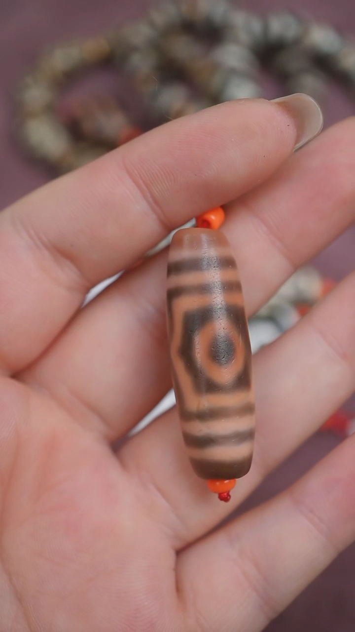 【闪购商品】玛瑙/玉髓颈饰未镶嵌蚀花玛瑙珠定制编绳