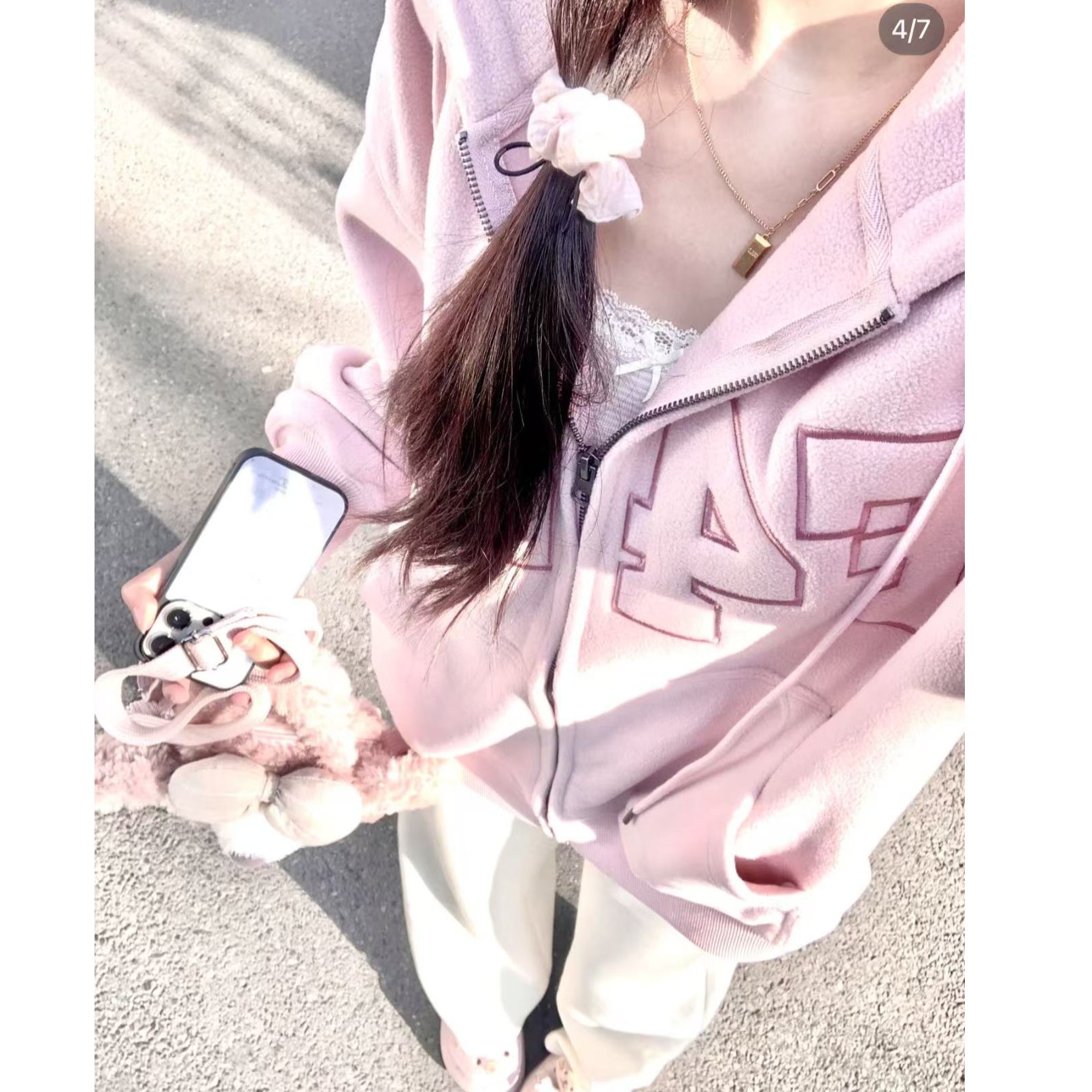 超好看爆款摇粒绒外套默认微瑕