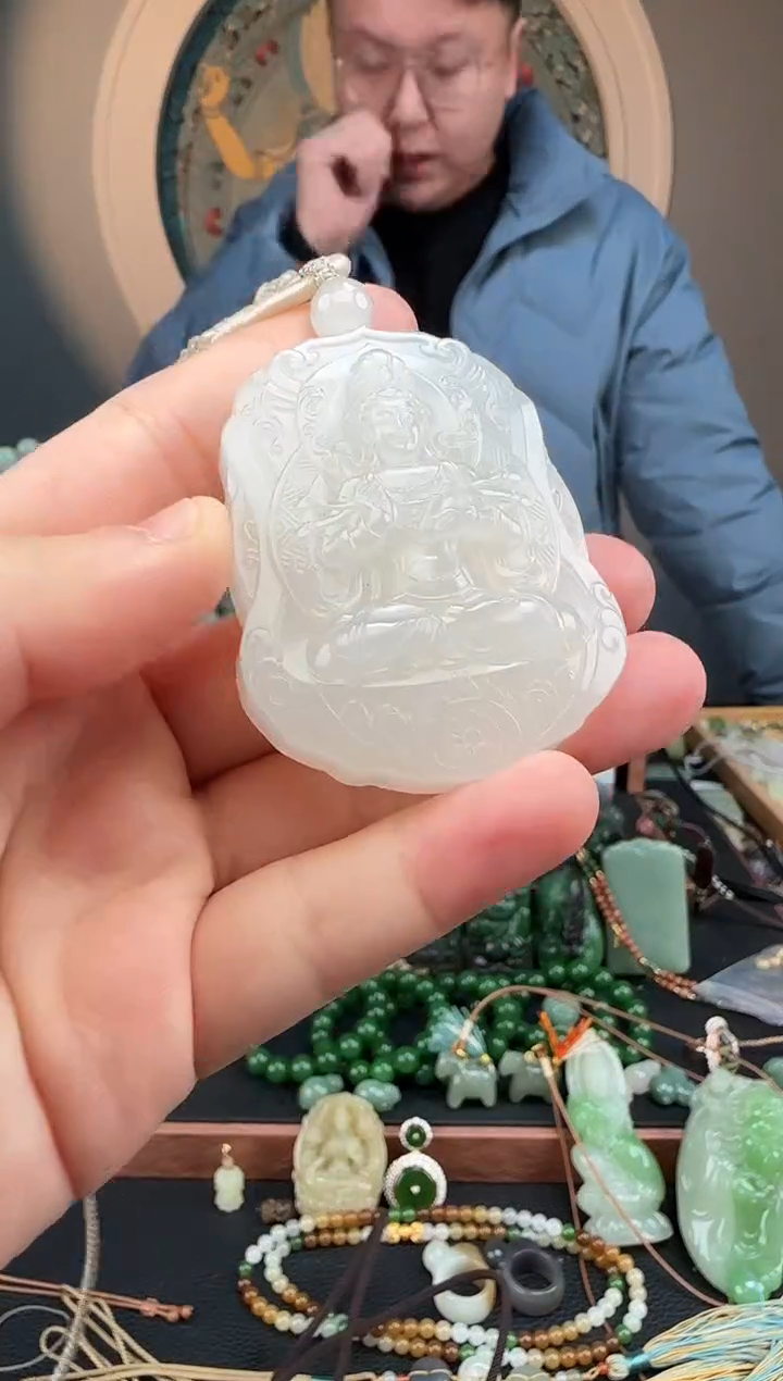 颈饰未镶嵌和田玉和田玉