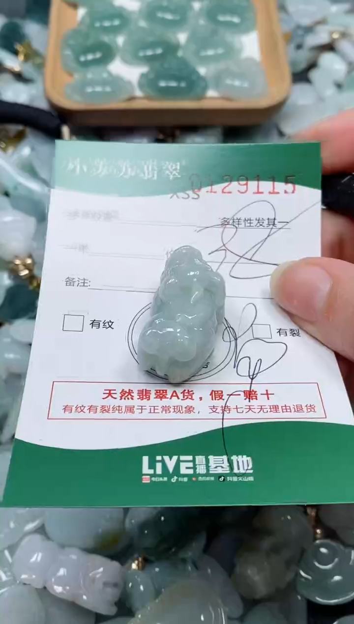 【闪购商品】翡翠颈饰未镶嵌闪购商品0129115