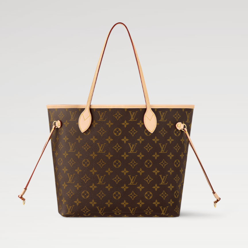99新 LouisVuitton/路易威登 LV NEVERFULL女中号托特包 老花单肩