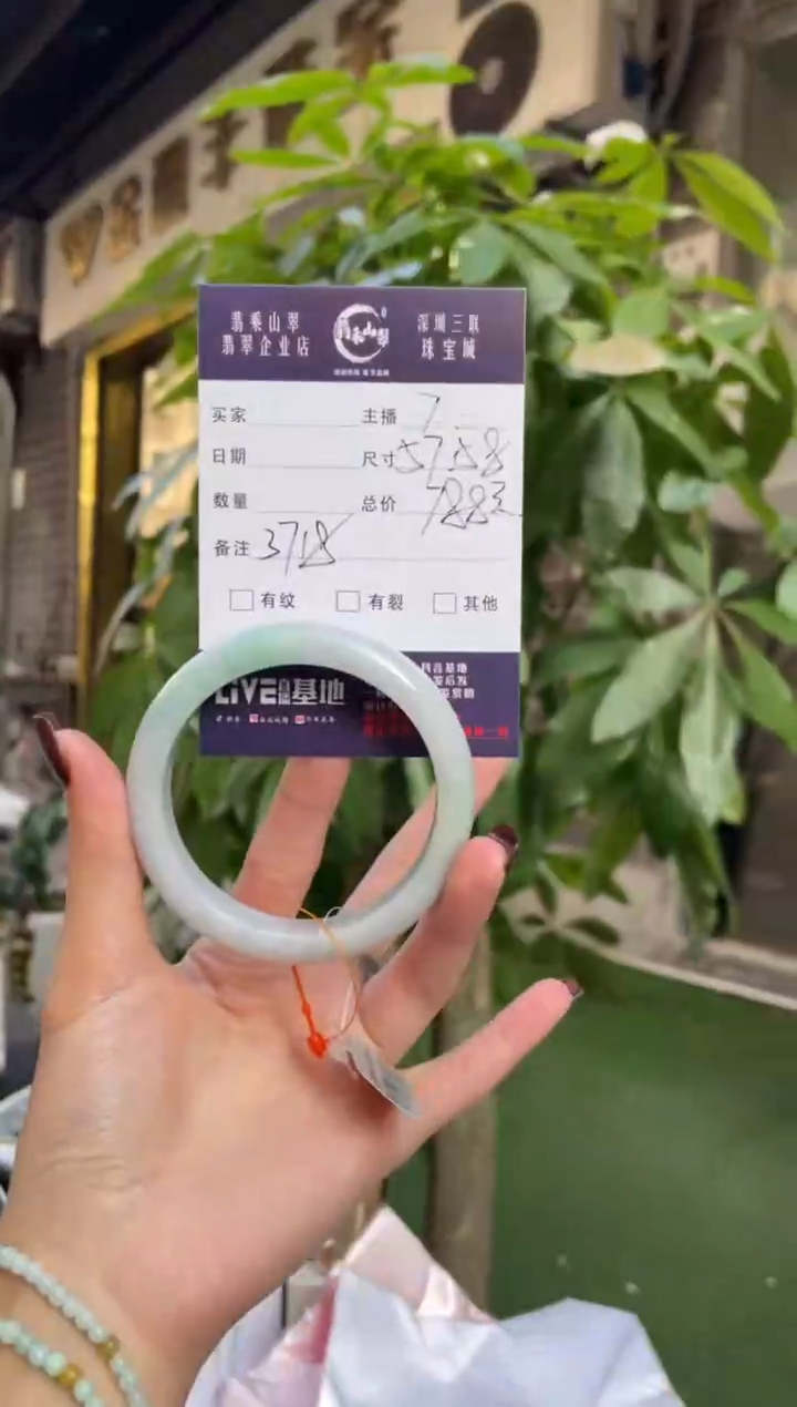 未镶嵌手镯翡翠Q 56正圈 3718