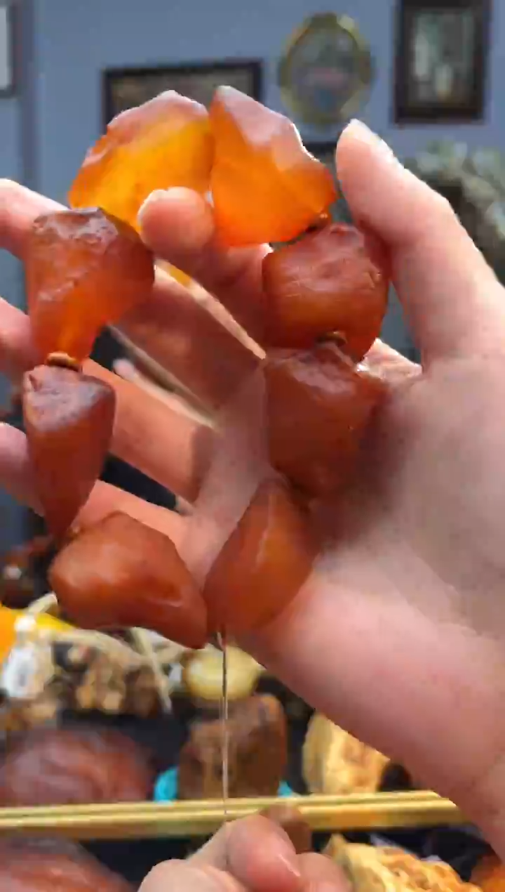 手串琥珀未镶嵌手串