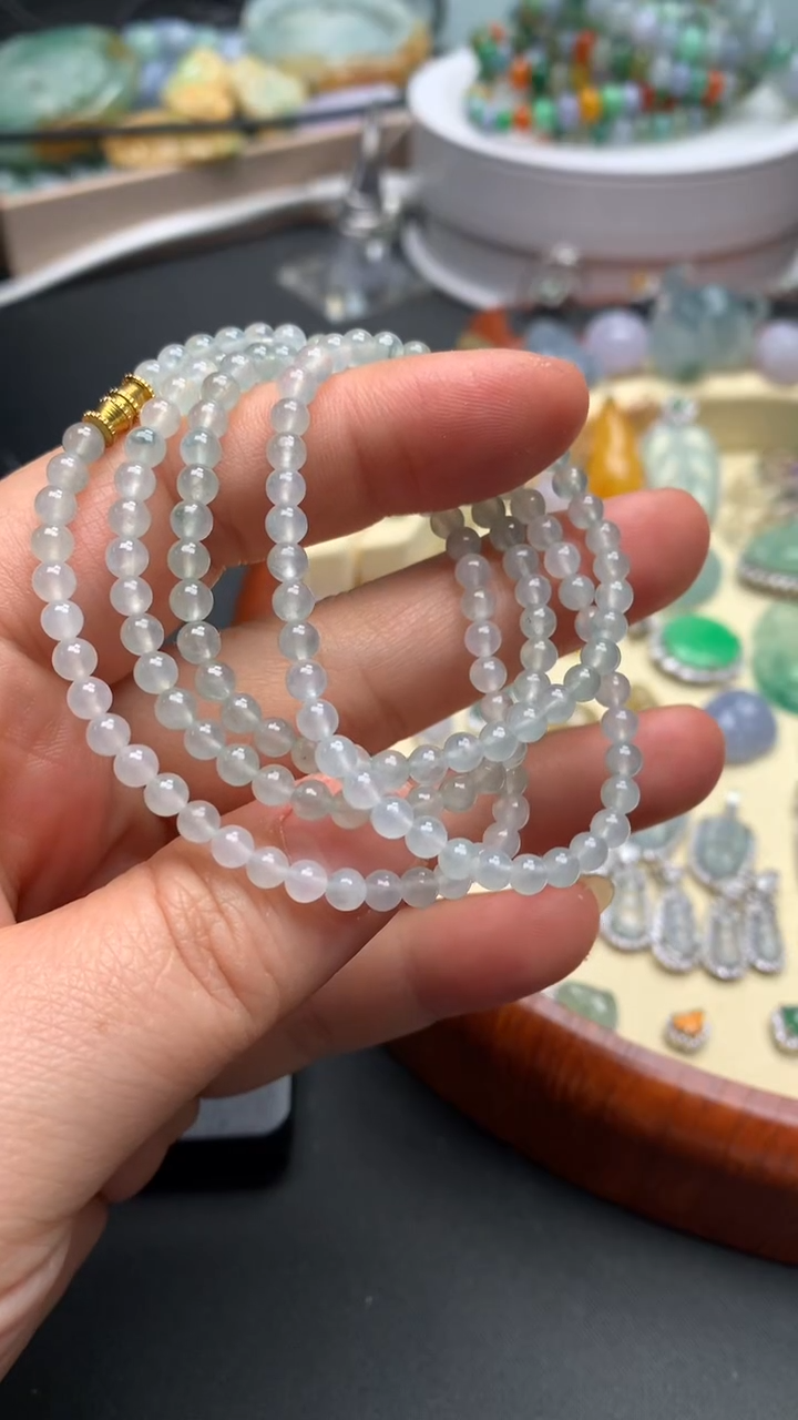 【闪购商品】翡翠手串未镶嵌翡翠珠珠长串