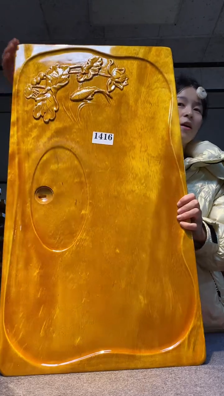 实木原木茶盘 一物一拍(不含配件）