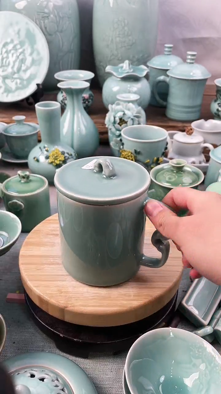 【闪购商品】特价 微瑕 慧仙青瓷