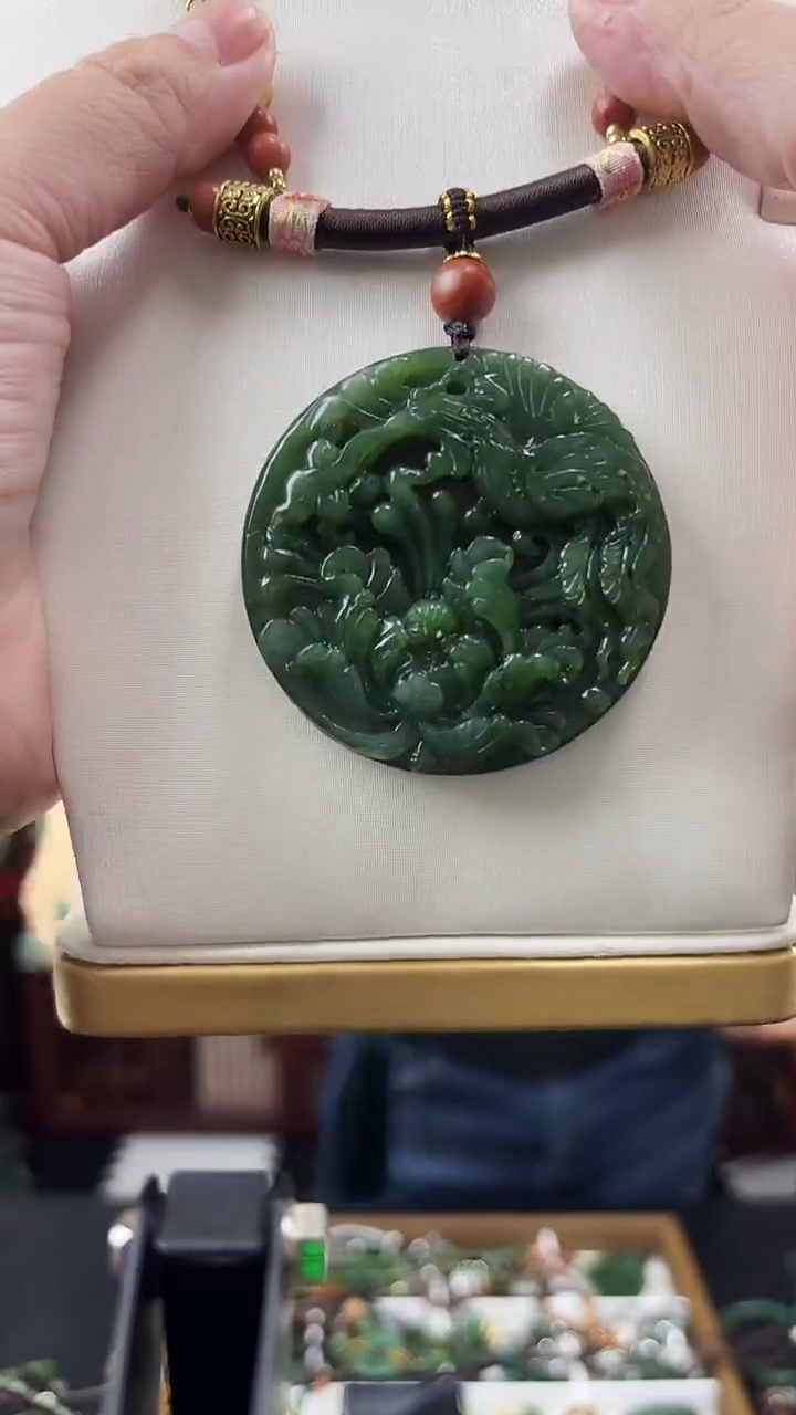 颈饰未镶嵌和田玉凤凰