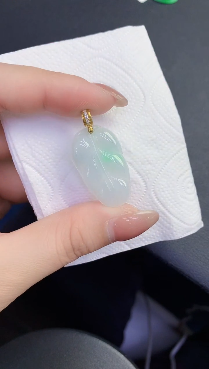 颈饰未镶嵌翡翠缅甸天然翡翠a货1