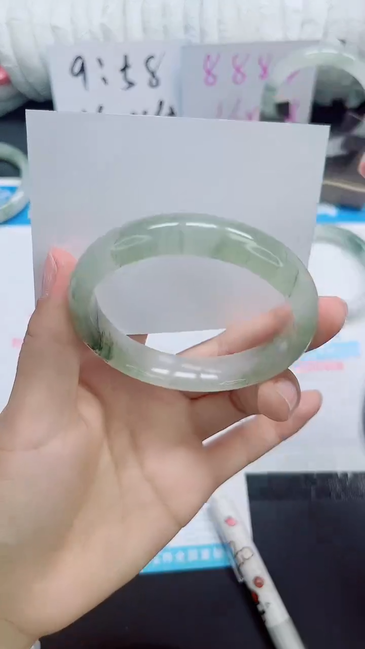 石英质玉手镯未镶嵌b60-圈口59.5