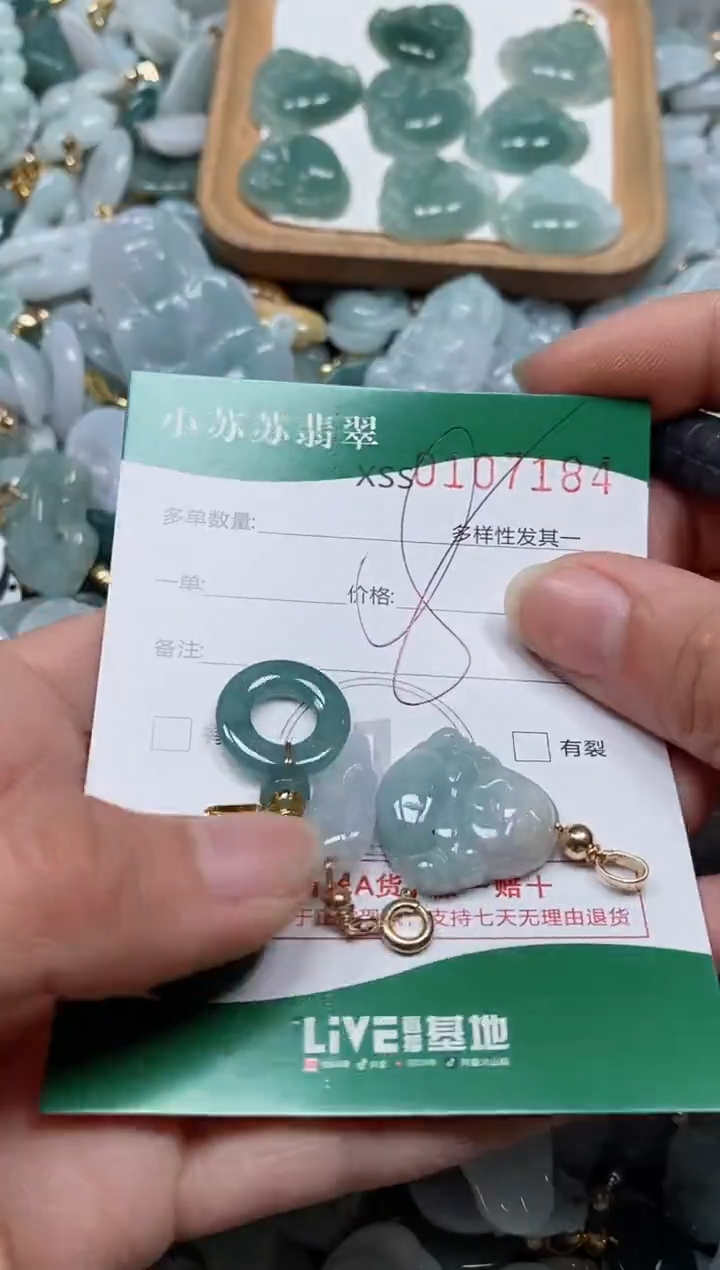 【闪购商品】翡翠颈饰未镶嵌闪购商品0107184