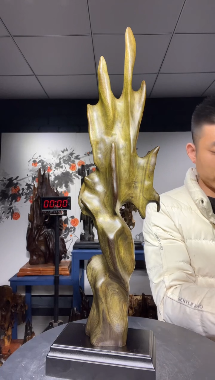 【闪购商品】金丝楠木雕金丝楠木工艺品摆件