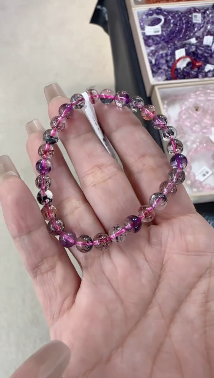 【闪购商品】水晶手串未镶嵌超七手串6m+X27118成成