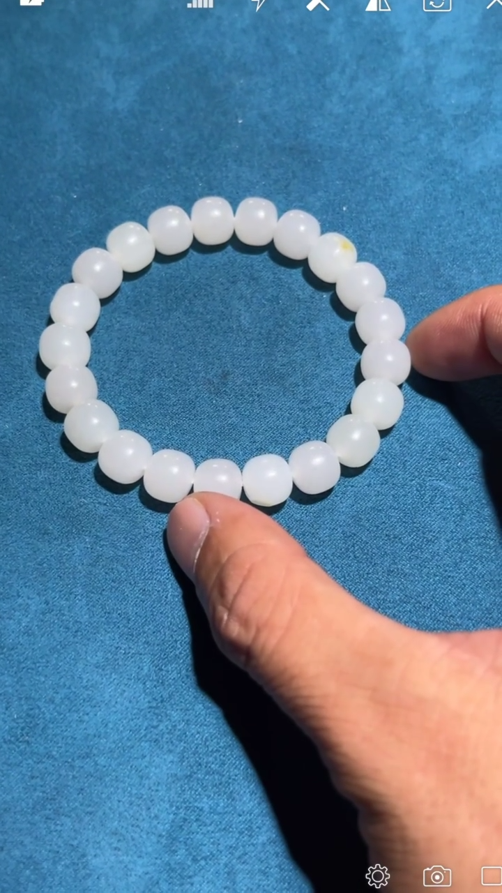 【闪购商品】和田玉JZ未镶嵌老型珠手串卡10