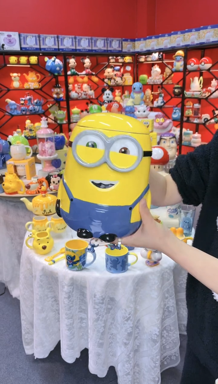 【闪购商品】.@@小黄人鲍勃储物罐