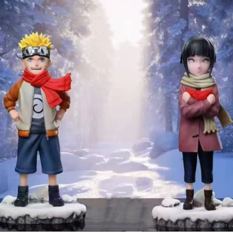 【佳艺】制 鸣宝 初见-鸣人雏田 火影忍者 手办 雕像