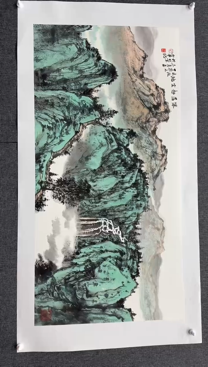 国画炳山艺术--潘如华老师作品