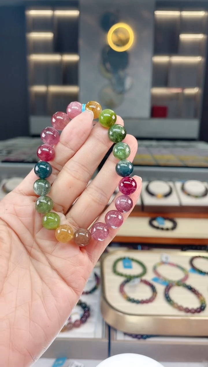 【闪购商品】碧玺单圈手串未镶嵌（多样性发一条）Q