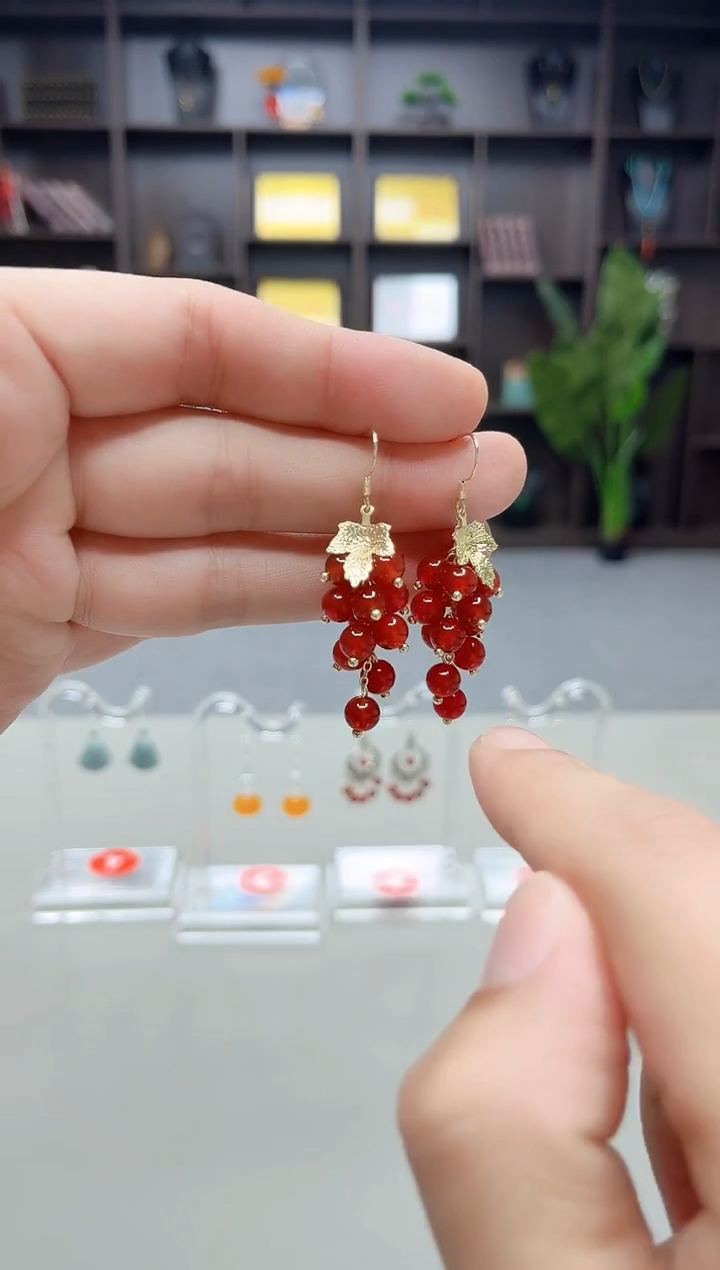 未镶嵌耳饰玛瑙/玉髓207000