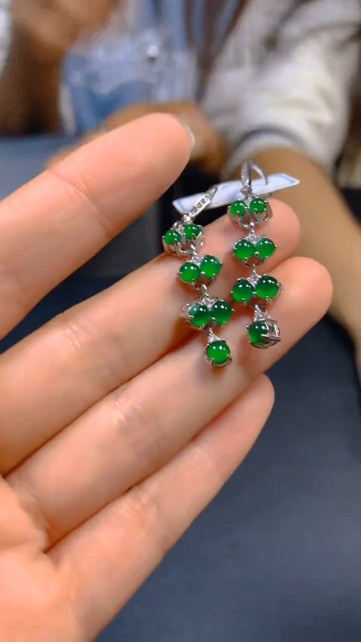 【闪购商品】翡翠耳饰未镶嵌0212977883多样性发一