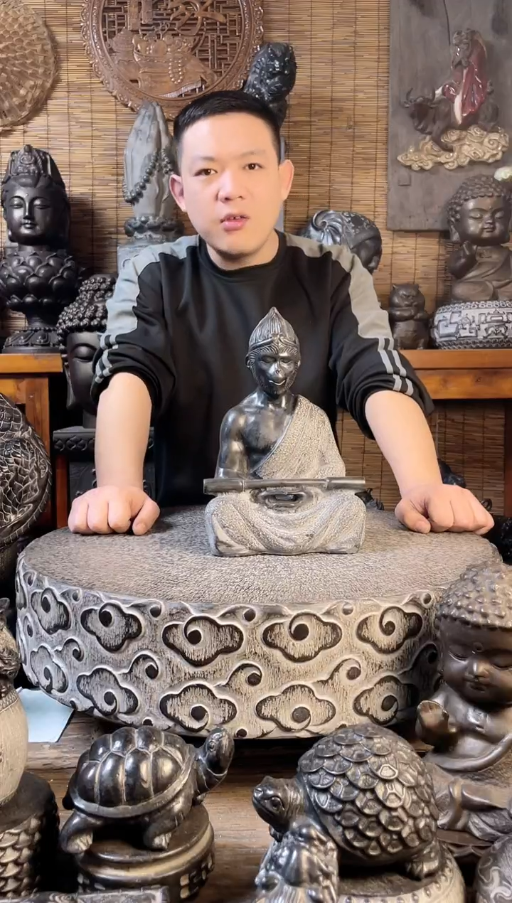 【闪购商品】30悟空天然青石雕刻