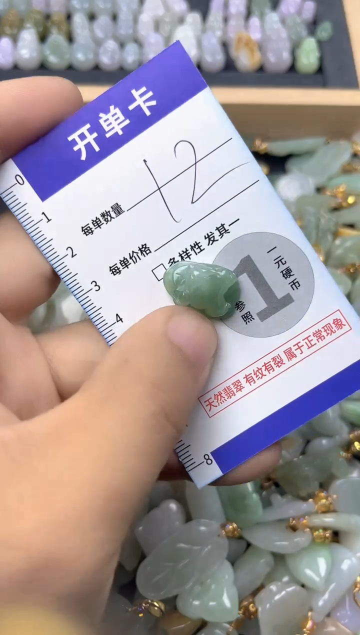 颈饰未镶嵌翡翠天然A货翡翠