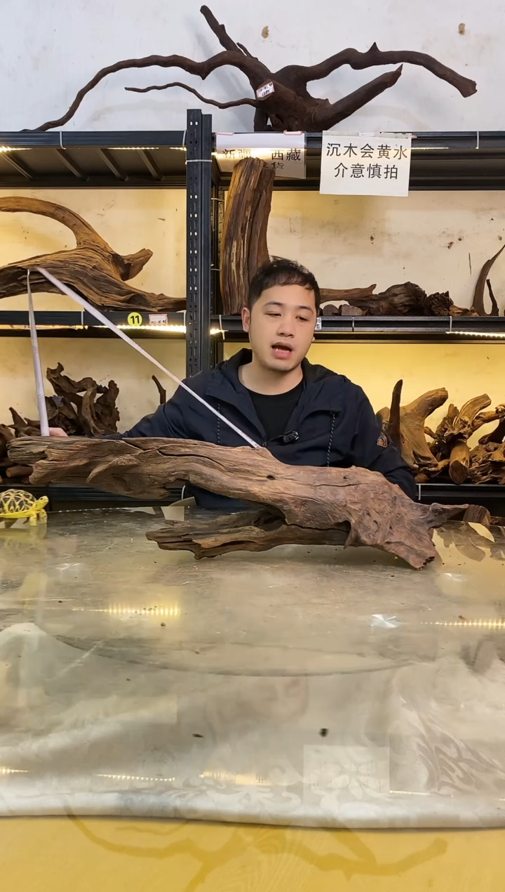 【闪购商品】柚木木艺鱼缸造景沉木941