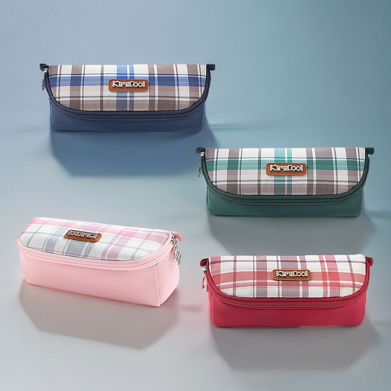 KVG/KICool英伦风小学生笔袋清新简约新款少女心笔袋小众多功能D