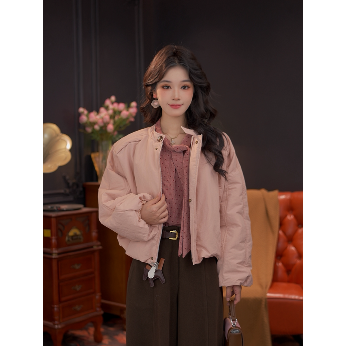 小小复古【零南】25年秋冬新款简约小众显瘦减龄外套#A14804